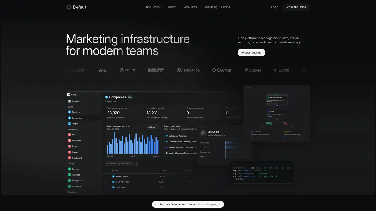 Default website screenshot