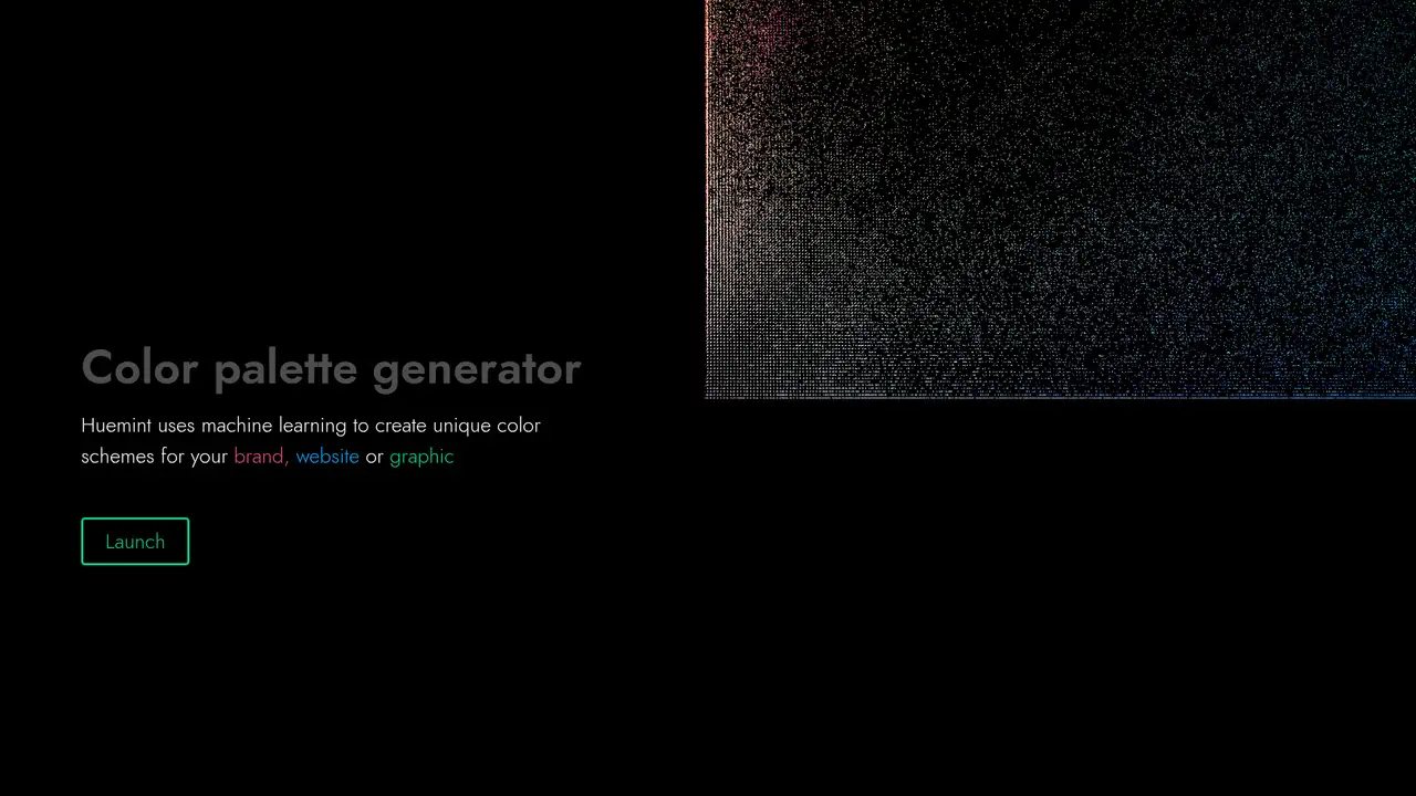 Huemint website screenshot