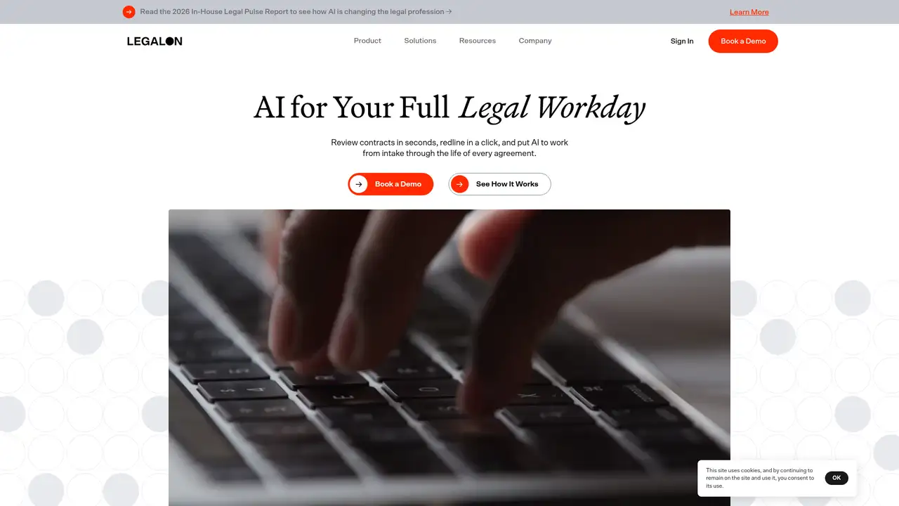 LegalOn website screenshot