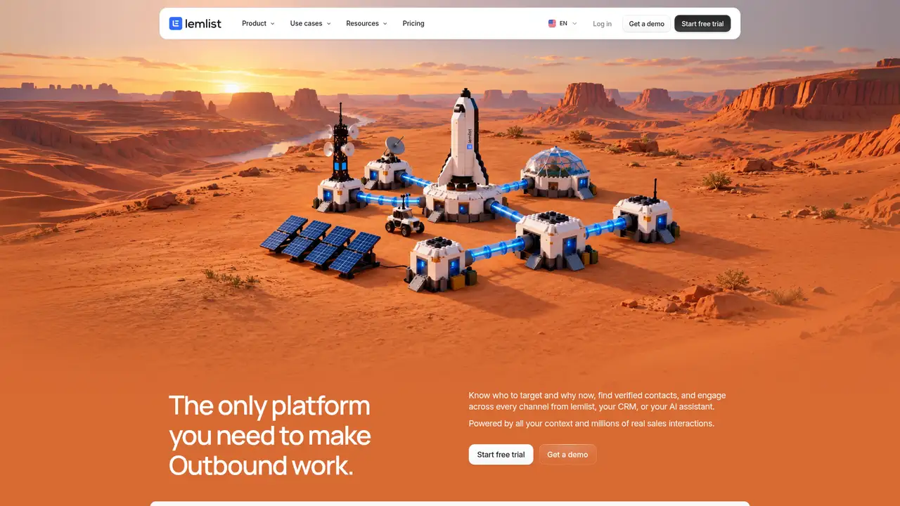 lemlist website screenshot