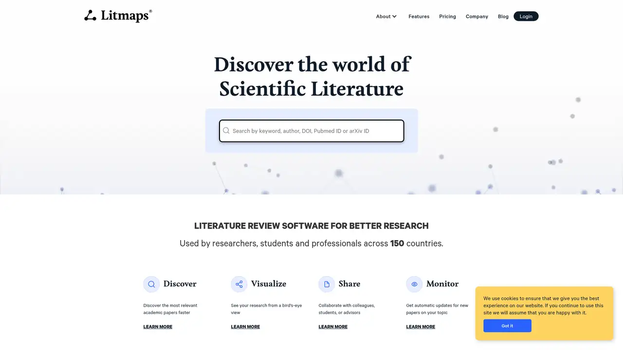 Litmaps website screenshot