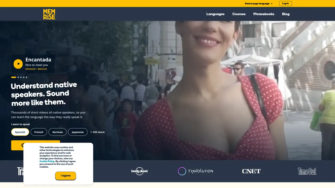 Memrise website screenshot