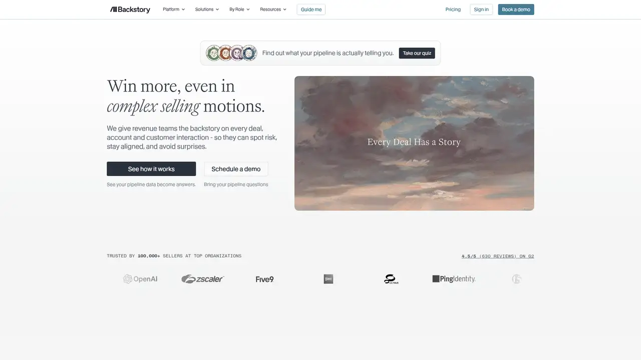 People.ai website screenshot
