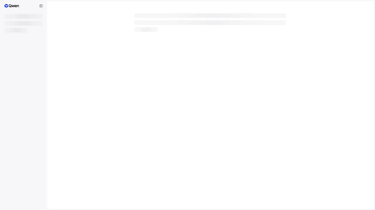 Qwen Chat website screenshot