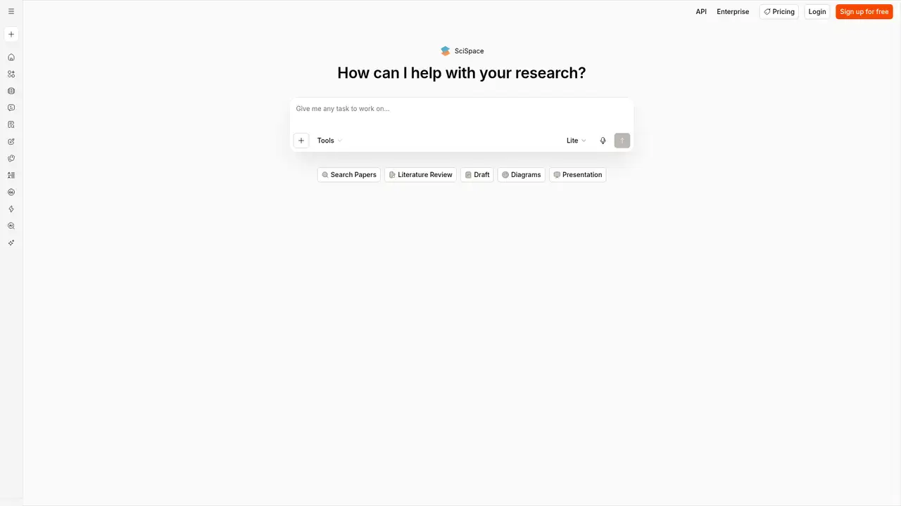SciSpace website screenshot