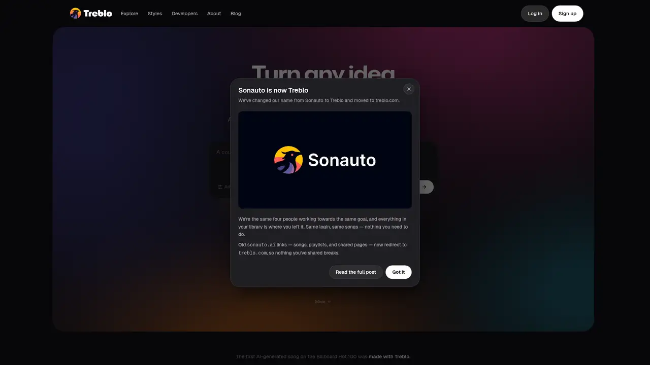 Sonauto website screenshot