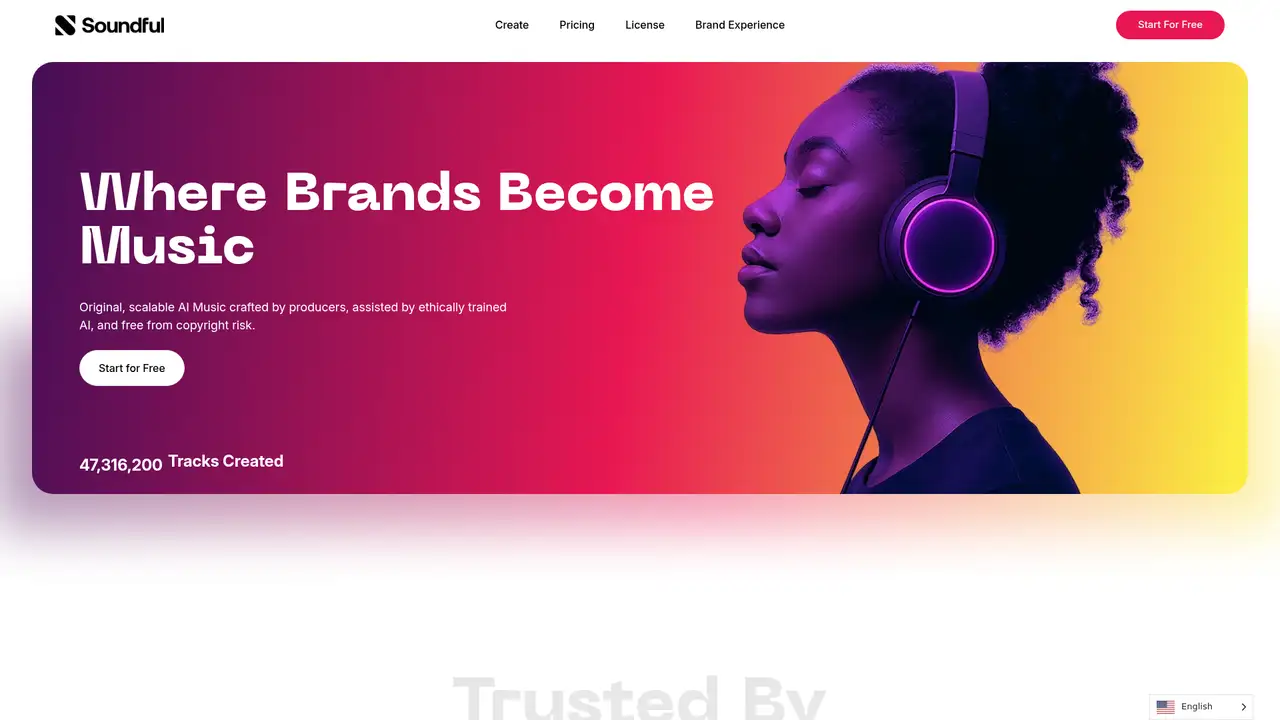 Soundful website screenshot